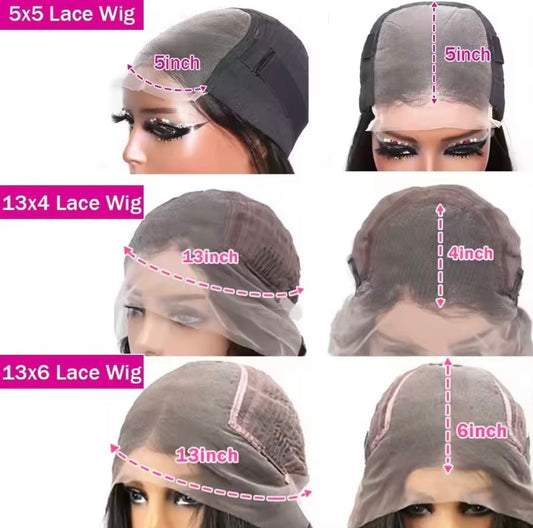 Glueless Bone Straight Human Hair 13x6 HD lace frontal